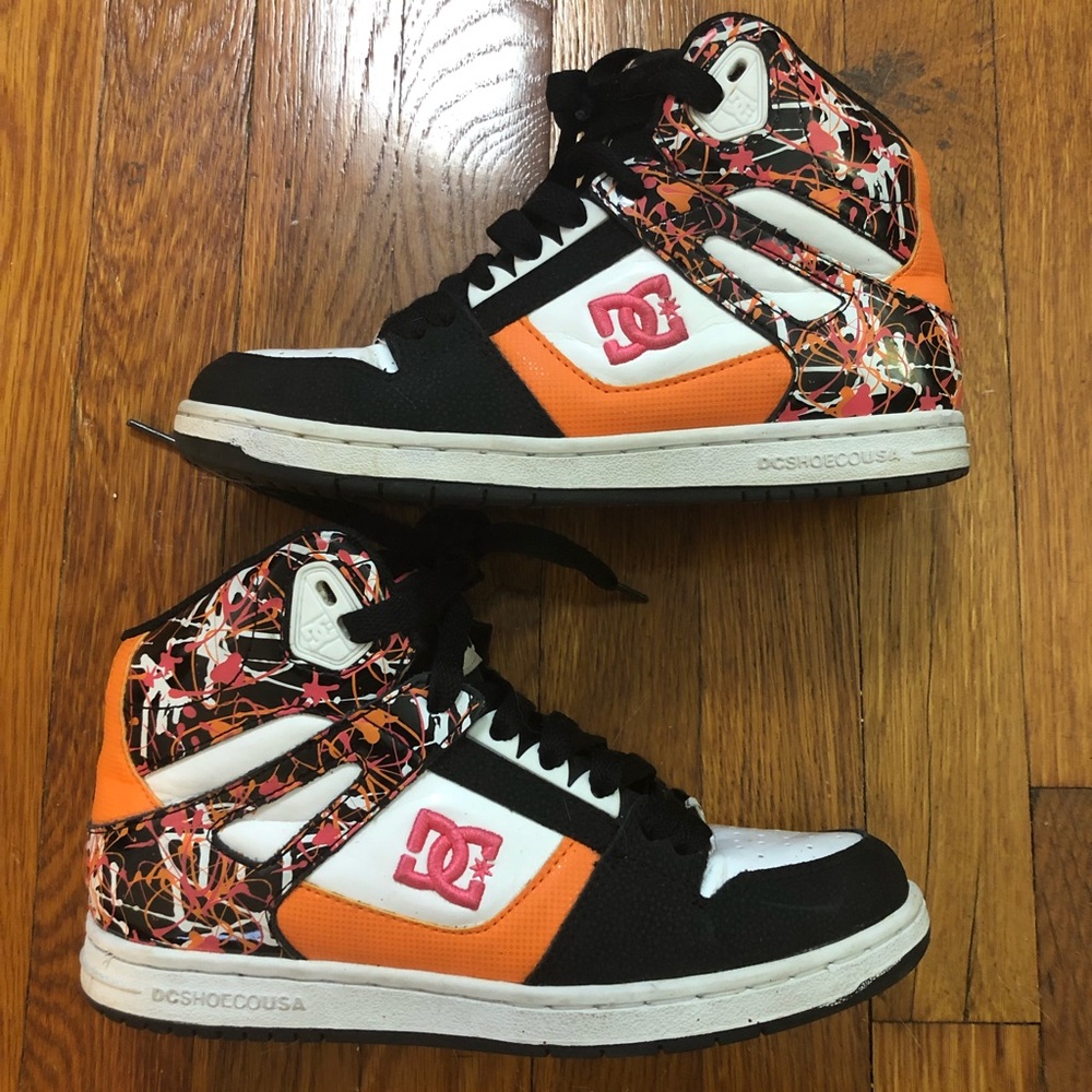 Rare Women’s DC Paint Splatter High Tops
